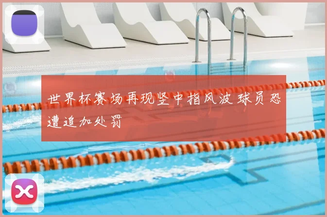 世界杯赛场再现竖中指风波 球员恐遭追加处罚
